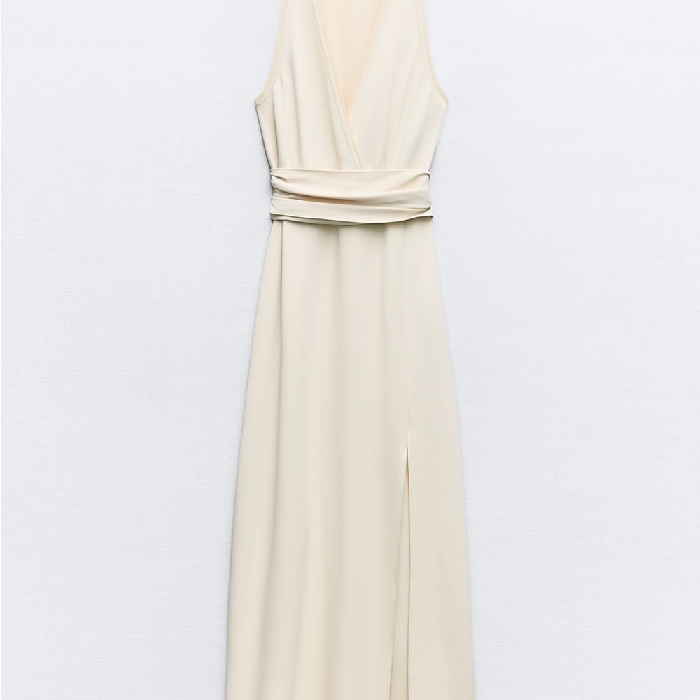 Brand new w tags Zara maxi wrap dress